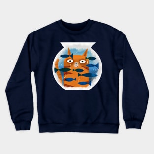 Cat Mischief Crewneck Sweatshirt